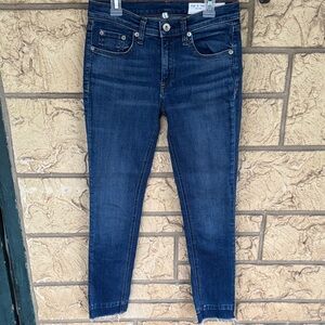 Rag & Bone Dark Blue Skinny Ankle Jeans Size 25